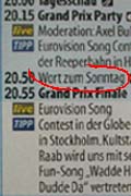 Fernsehprogramm