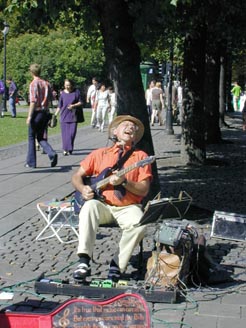 Straßenmusik in Oslo