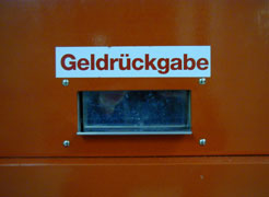 Geldrückgabe