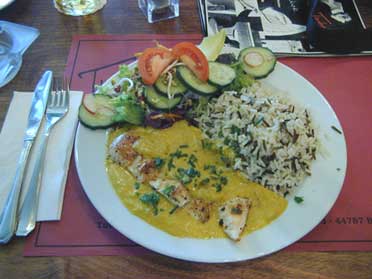 Hähnchen mit Reis