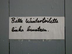 Wintertoilette