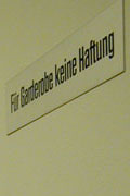 Haftungsausschluß