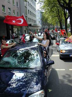 Türkische Flaggen