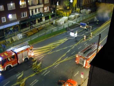 Brand in der Tiefgarage